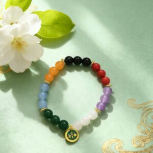 H21 Beaded Bracelet: Full of Positive Warmth（Random style)